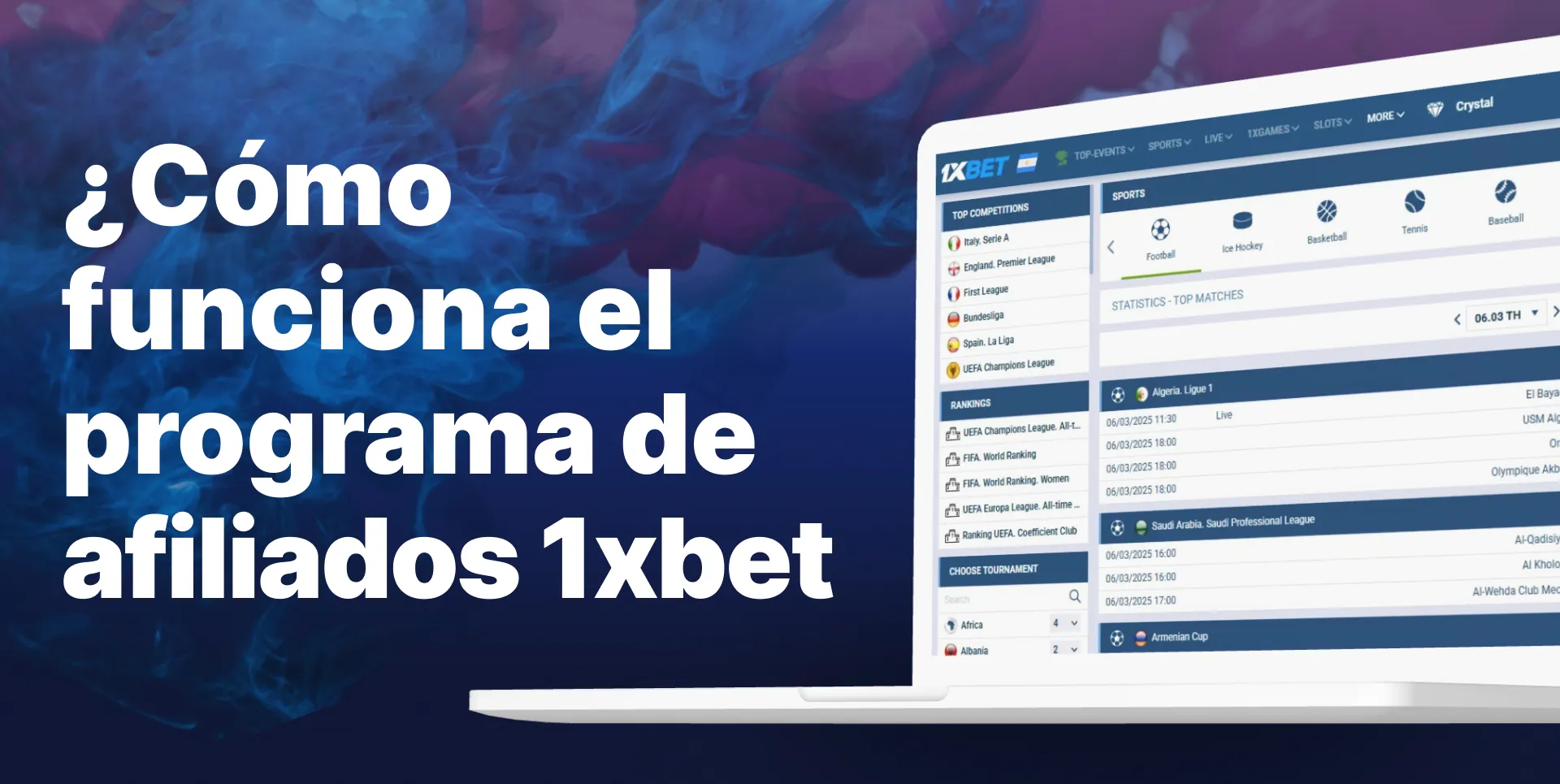 Participa en el Programa de Afiliados de 1xbet y Gana Comisiones por Referir Jugadores