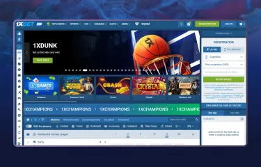 Cómo comprar una cuenta en 1xbet Argentina paso 1